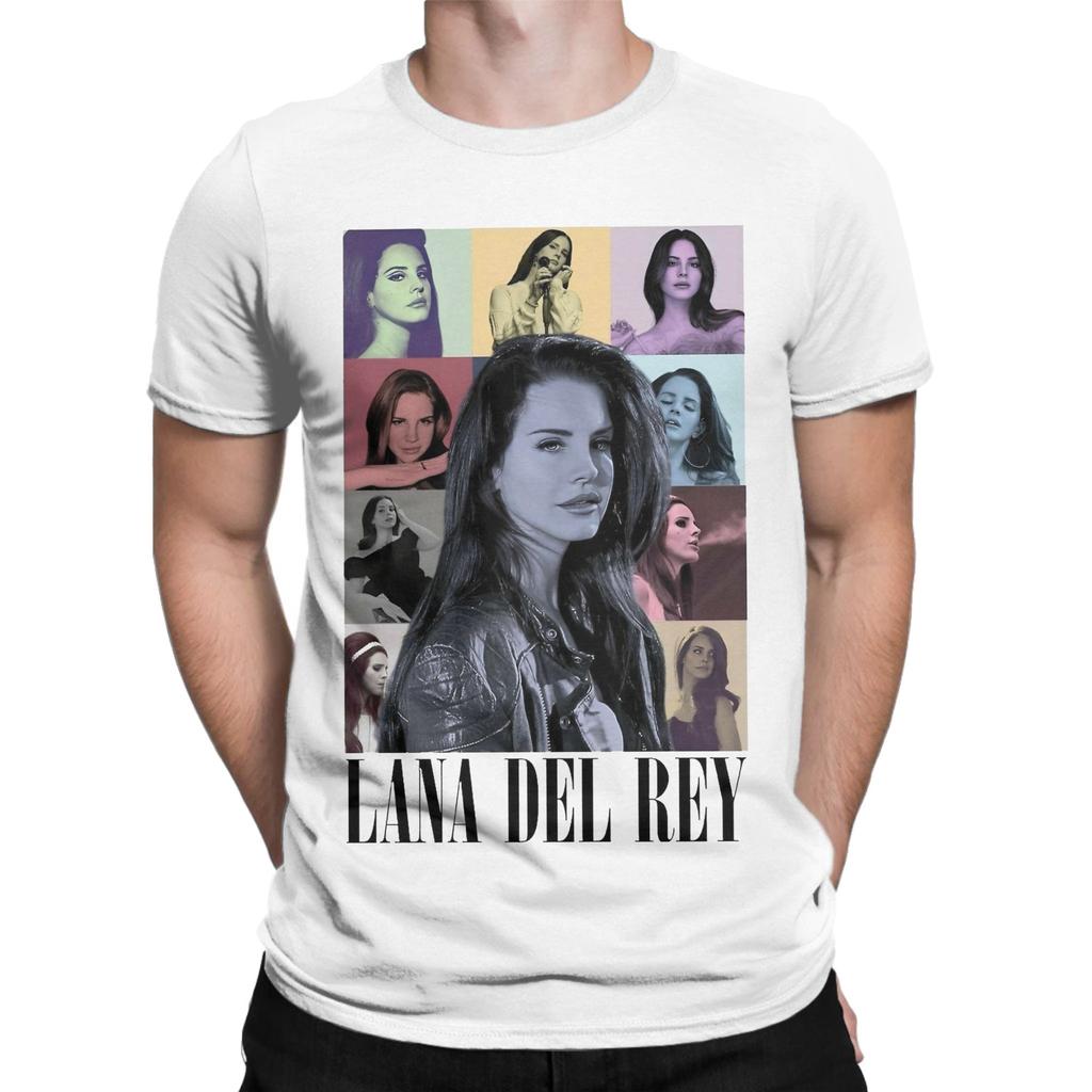 Men TShirt Lana Del Rey Leisure Pure Cotton Tees Short Sleeve T Shirt O Neck Tops Classic