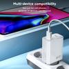 USB Charger 120W GaN Fast Charging EU/US Plug Phone Charger Adapter 10A Type C Cable For iPhone Xiaomi Samsung USB Wall Charger