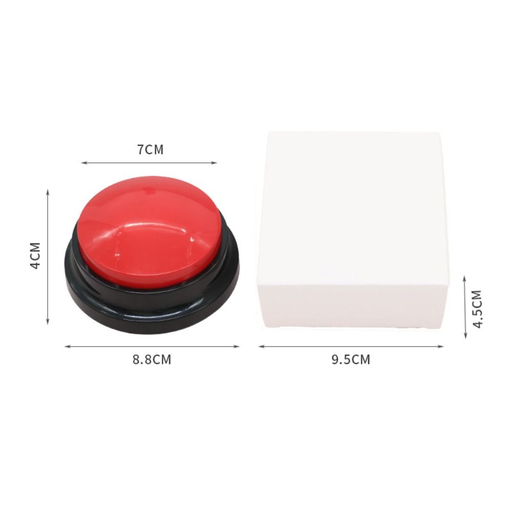 Interactive Dog Training Buttons Light Dog Intelligence Toy New Voice Recording Button  Cat Puppy