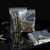 Stobag clear resealable small zipper bag assorted sizes with free colorful waterproof labels gift packaging bags for sweets
