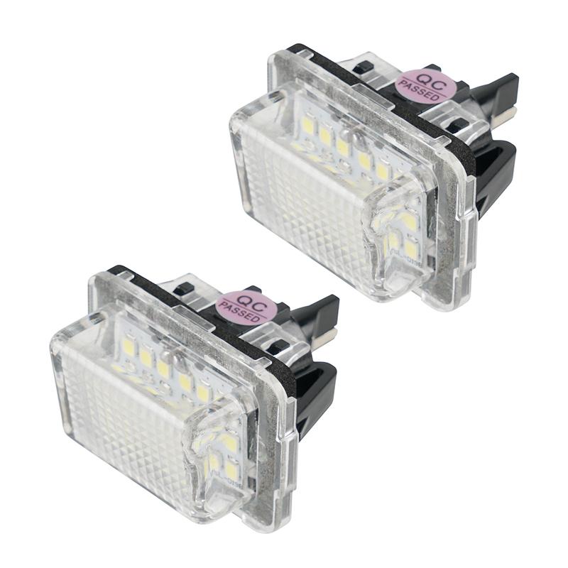 2 Pcs For Mercedes Benz C-Class W204 E-Class W212 S212 C207 C216 2007-2012 Car LED Number License Plate Lights Lamp