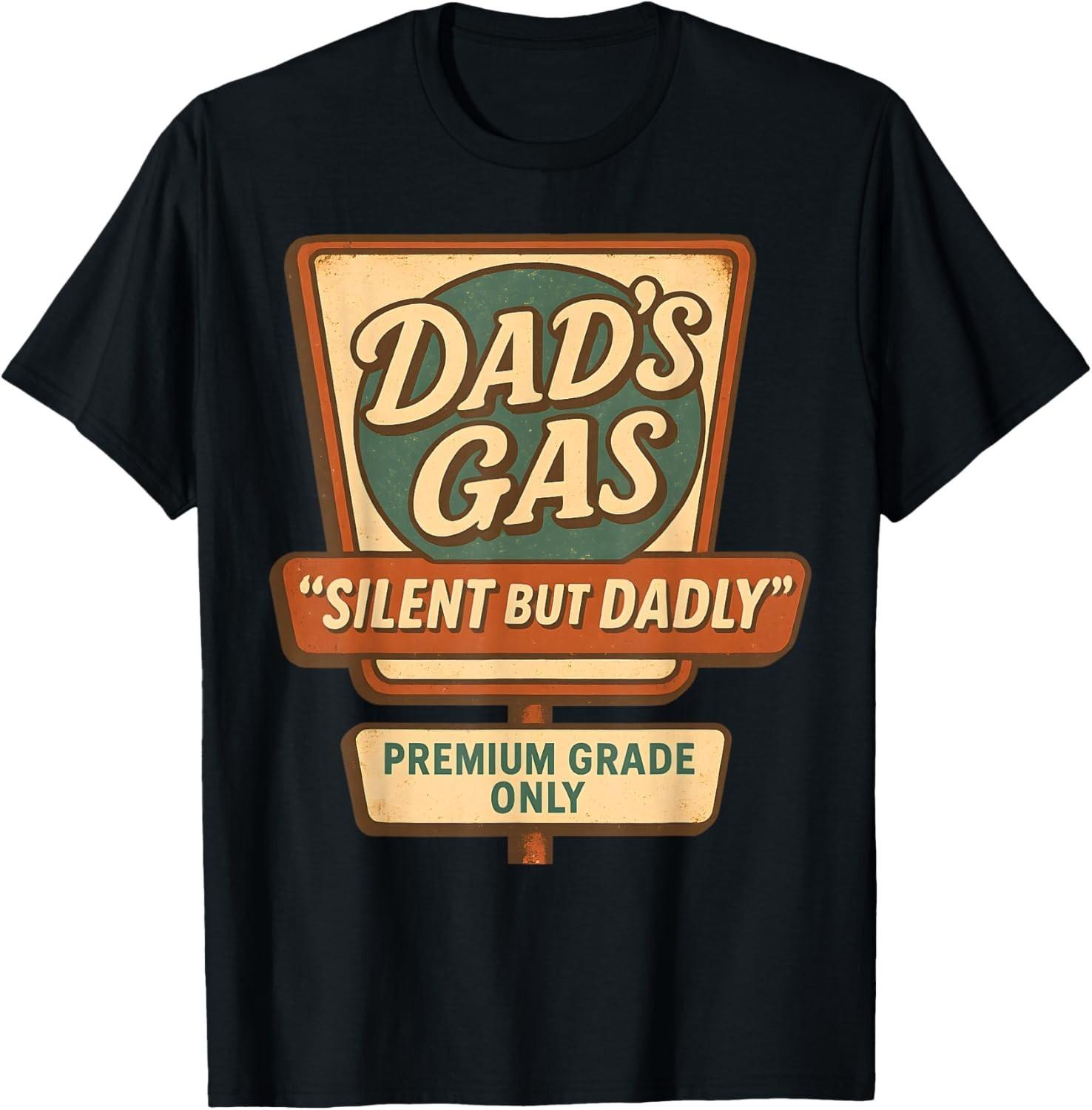 Silent But Dadly Funny Father s Day Fart Dad Farting Vintage unisex T-Shirt Mens Womens Tees Top S