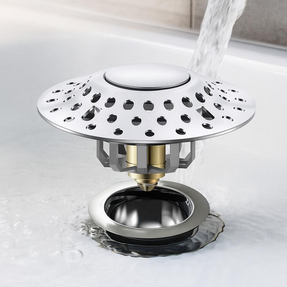 Leak-proof Design Detachable Drain Stoppers Quick Water Flow Drain Stoppers  Shower Drains