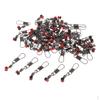 50 Pcs. Fishing Swivel Clasps Hooks Connector