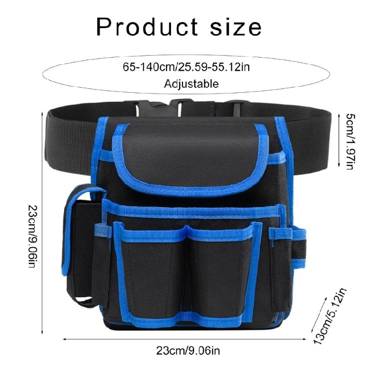 Tool Pouch Electrician Waist Belt Bags Oxford Cloth Work Aprons Craftworks Electrician Tool Maintenance Accessory