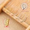 Tingxiang DIY S925 Sterling Silver Smooth Wide Earring Hooks for Handmade Jewelry.