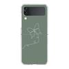 Art Flower Phone Case For Samsung Galaxy Z Flip 7 6 5 4 3 For Samsung Flip7 Flip6 Flip5 Shockproof Dustproof Hard Folding Cover