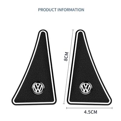 Car Styling Silicone Car Door Corner Anti-collision Cover Sticker For Volkswagen Tharu R Polo T5 GTI Tiguan R-Line Scirocco Golf