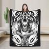 Hazbined Hoteled Adam Metal Blankets Flannel All Season   Multifunction Lightweight Thin Throw Blankets for Bed Car Piece