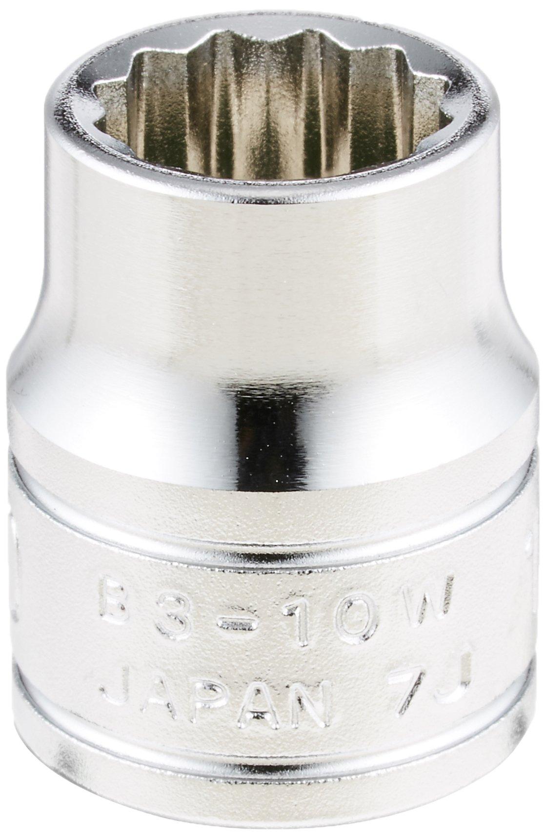 

Kyoto Tool Drive (KTC) 12-Point Socket, B3-10W-H, 9.5mm