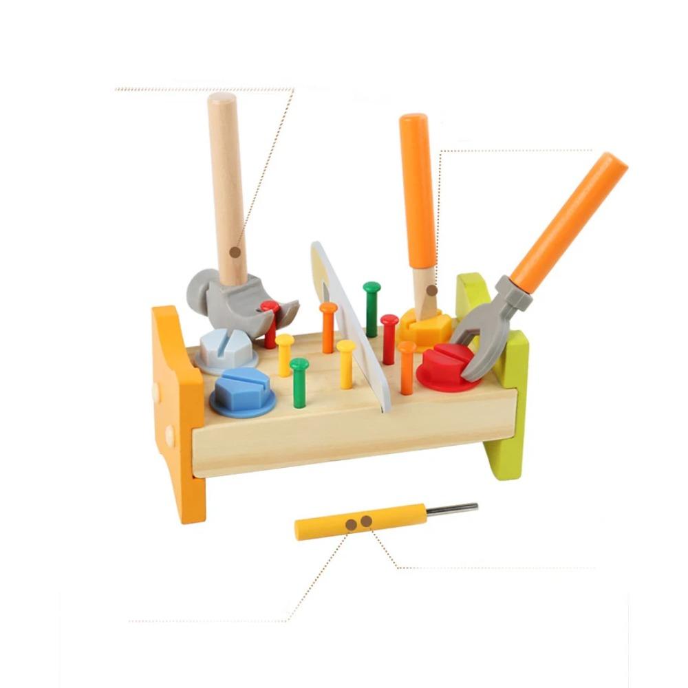 Kids Tool Bench Workshop Workbench Construction Toys for Kids Educational Preschool Learning Montessori Toys Learning Sensory Toy