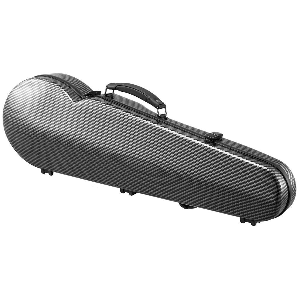 VEVOR 4/4 Full Size Violin Case, Built-in Hygrometer, Lightweight Portable Travel Carrying Bag, with Plush Lining, Dual Shoulder Straps, Anti-Scratch