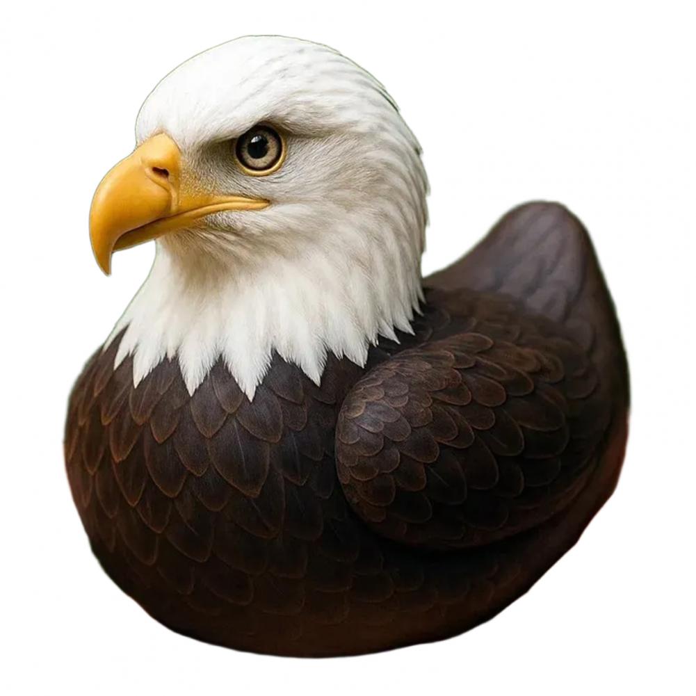 Owl Figurine Resin Wildlife Ornament Wildlife Duck Figurine Resin Sculpture Eagle Buffalo Duck Ornament Nature Lover’s