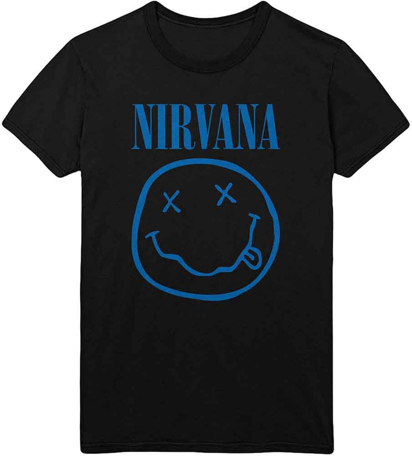 Nirvana Smiley Face Black T-shirt S