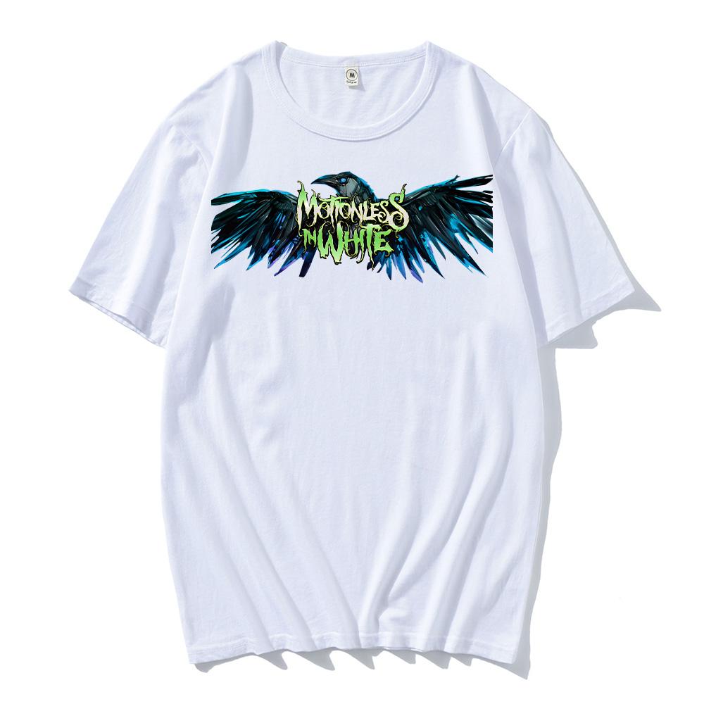 Motionless In White Tour 2025 T Shirts New Fashion Women/Men's Print Clothing Summer Cotton Short Sleeve Crewneck Tee-shirt Tops