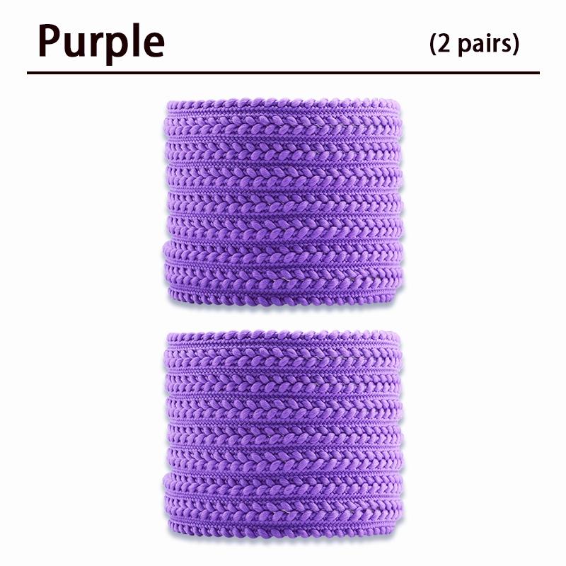 2Pair Flat Rope Shoelaces for Running Sneakers 6MM Elastic Athletic Shoelaces Replacement for Trainers 120/140/160CM Accessories