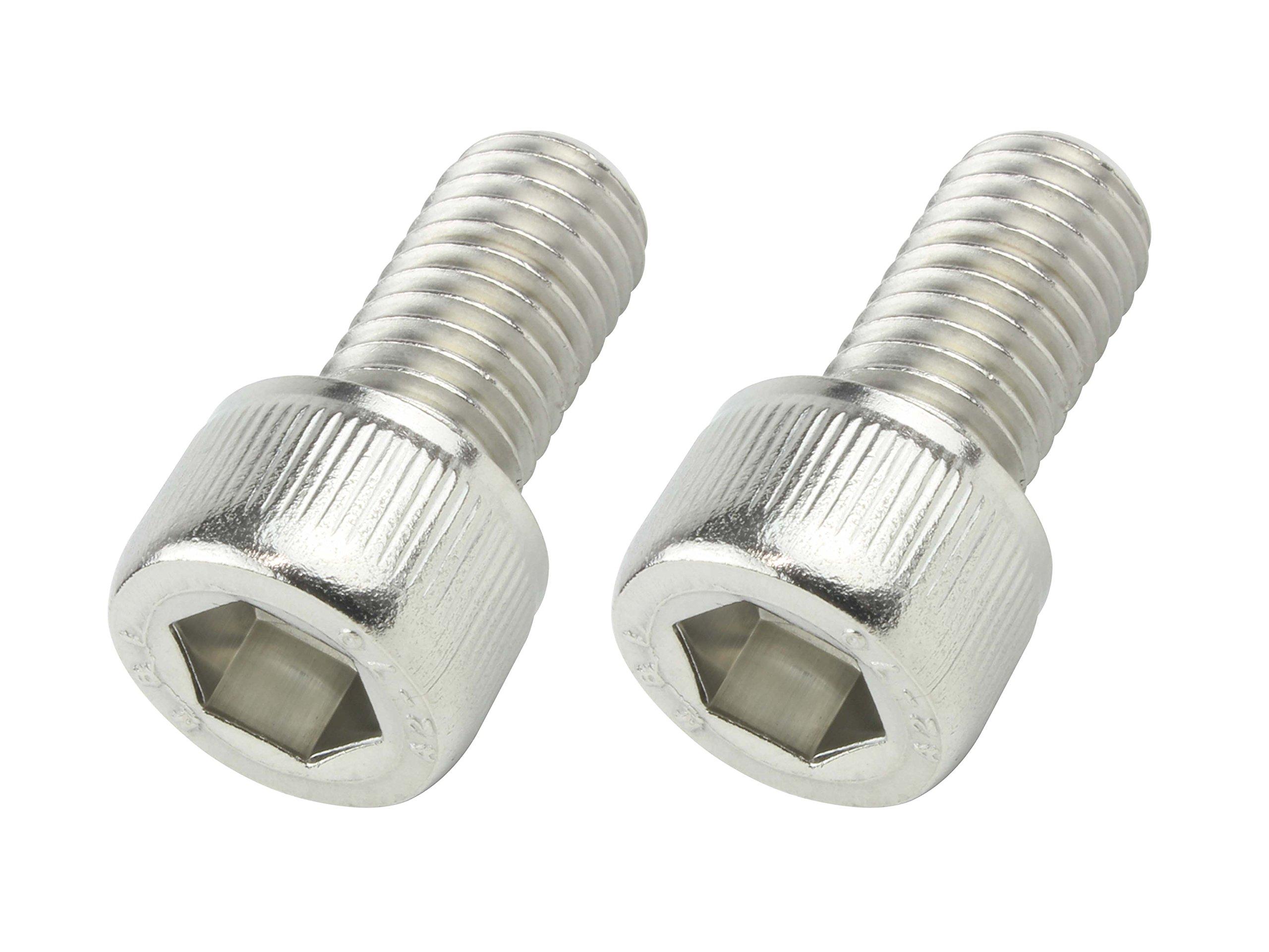 

POSH FAITH Motorcycle Supplies Cap Bolt Stainless Steel P1.5 2 Pieces M10X20 901020-S2
