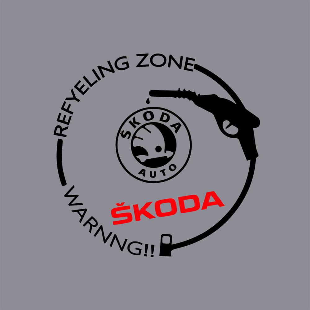 Car Styling PVC Logo Body Fuel Tank Cap Emblem Decoration Sticker For Skoda S Kodiaq Fabia Kamiq Karoq Octavia 3 A5 A7 VII Scala kyvc74