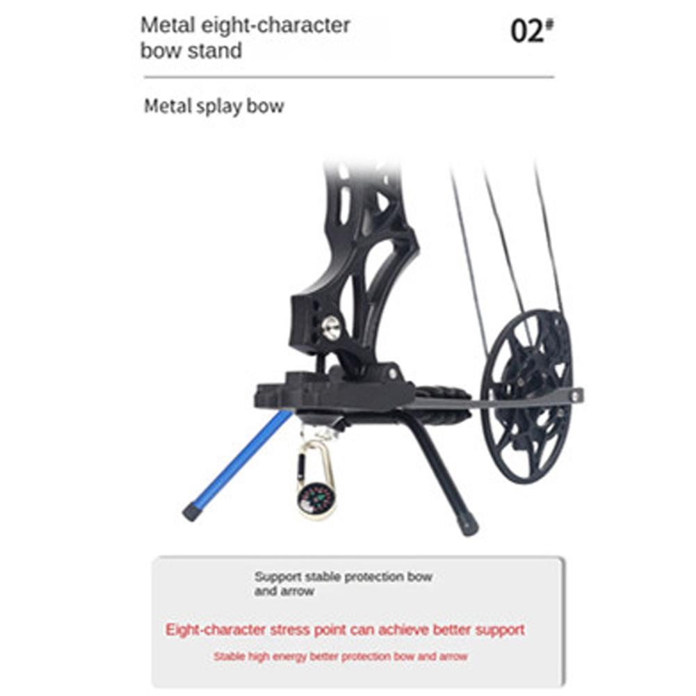 Portable Folding Bow Bracket With Buckle Adjustable Design Compound Bow Archery Equipment Accessories