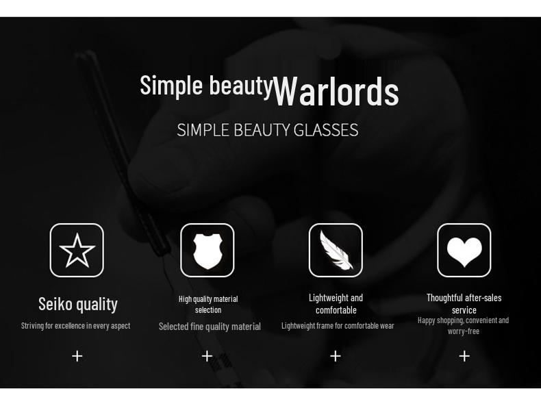 Extra Wide Semi-Rimless Men's Glasses for Myopia & Astigmatism, Large Face Fit, Pure Titanium Frame