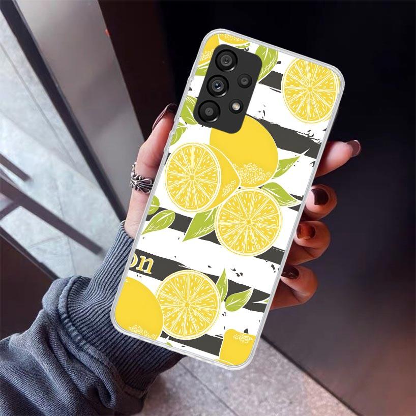 

Citrus Limon Linnaeus Phone Case For Samsung Galaxy A12 A52S A42 A32 A22 A51 A50 Note 20 Ultra 10 S10 Plus A71 A70 A31 A30 A10S Samsung A71 4G