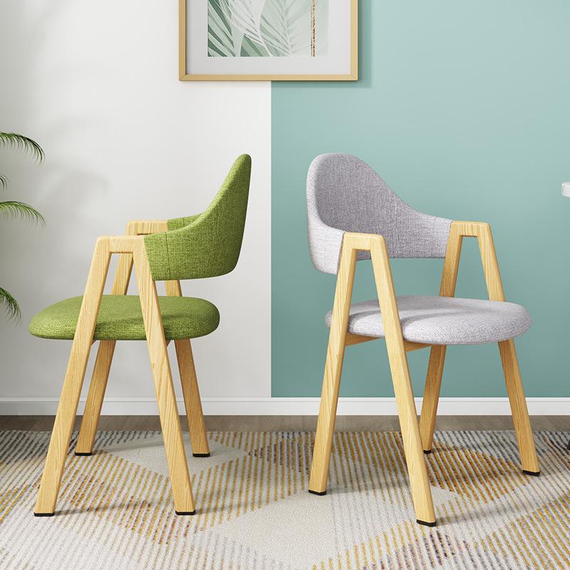 1PC elegant dining chair, simple and modern dining chair, comfortable and durable Nordic-style dining chair