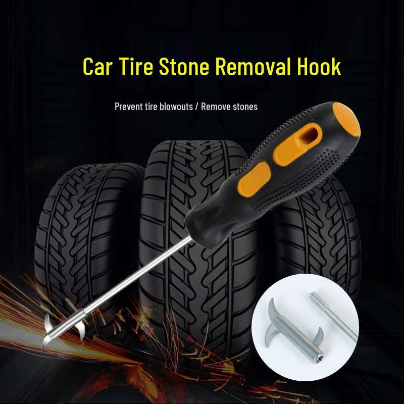 Car Tire Stone Cleaning Hook and Scraper Tool