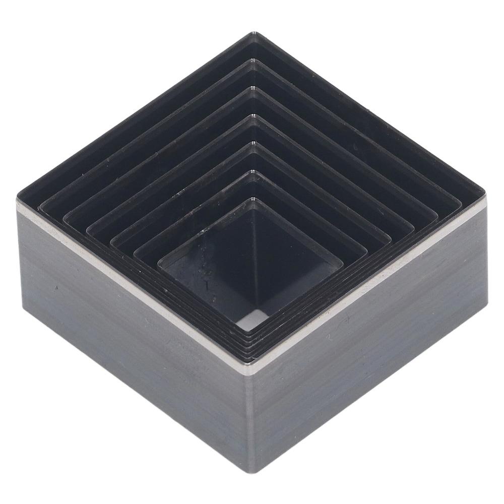 7PCS Carbon Steel Die Punch Cutter Set 7 Sizes Hollow Cutter Kit  for DIY Leather Craft