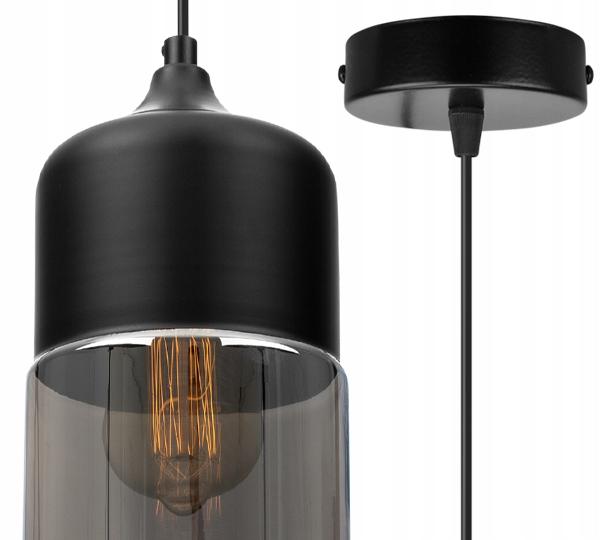 HANGING CEILING LAMP, GLASS PLAFON, LED LAMP