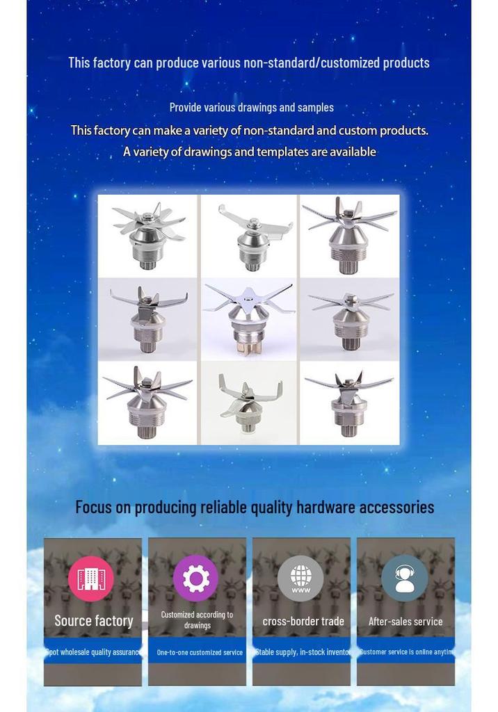 Thermomix TM5/TM6 Stainless Steel Blender Blade Replacement Accessories