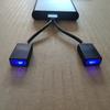 USB Splitter Cable 1 Male Plug To 2 Female Socket USB Extension Line Charging Cord Power Adapter Converter Splitter