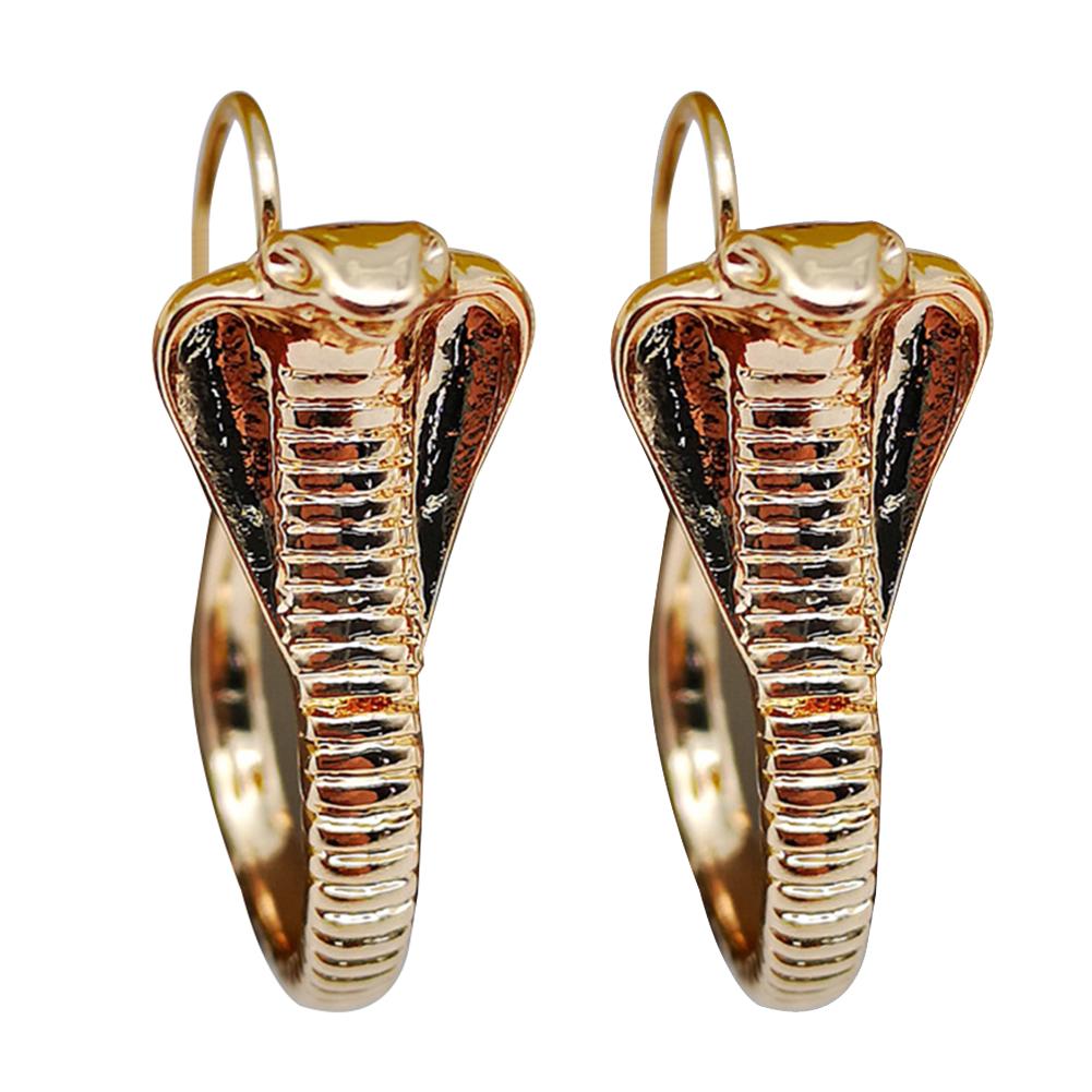Stylish Vintage Women Carved Snake Dangle Pendant Dangle Hook Earrings Jewelry Jewelry Gift