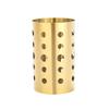 Stainless Steel Kitchen Cutlery Organizer Drainage Holes Utensil Container  Home