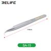 RELIFE SA-11/SA-15 Textured Precision Sharp/Curved Tweezers for Mobile Phone Repair Tools