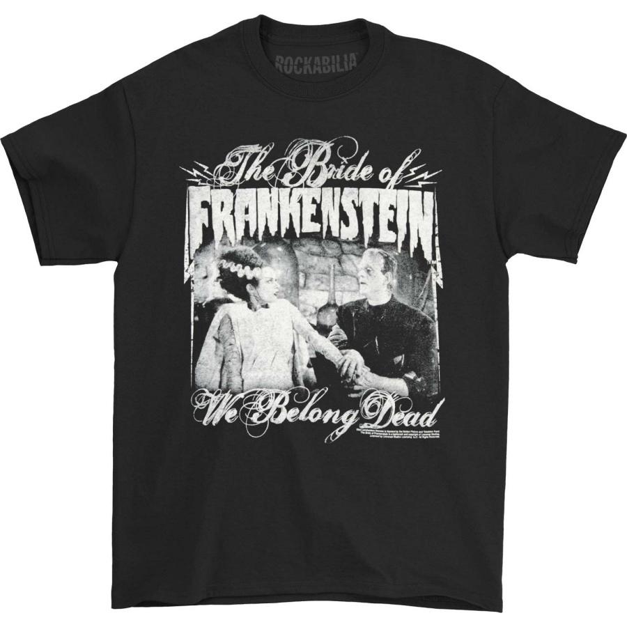 Мужская футболка Universal Monsters We Belong Dead Черная XXXXXL разноцветный