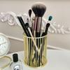 INS Style Metal Desktop Organizer: Multifunctional Pen, Stationery, Office Supplies, and Makeup Brush Holder