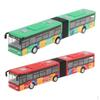 2 1:64 Pull Back Bus, Vehicle Gifts Home Decor Simulation Bus