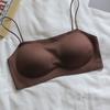 Women Thin Strap Seamless Push Up Backless Bra For Small Chest