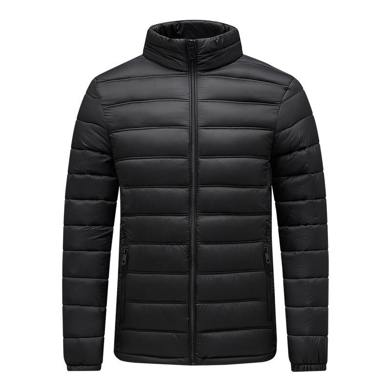 Cotton Jacket Men's Short Loose and Fashionable Thin Cotton Jacket Middle-aged and Young Casual Cotton Jacket Jacket Winter New Cotton Jacket