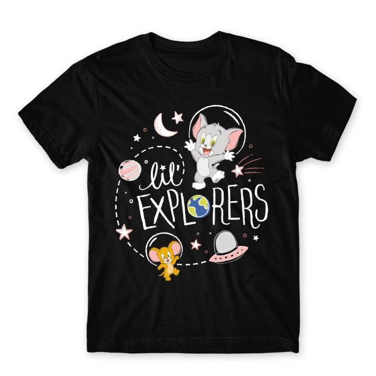 2026 Summer Comic Form Tom and Jerry Image 100 Cotton Printed Oversize Casual Tshirt Adult Children Parentchild Top Homewear