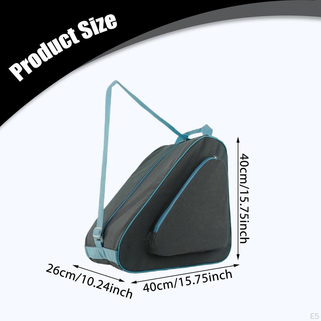 Rollschuhtasche Handtasche Damen Herren Kinder 40x40x26cm Verstellbarer Schultergurt Verschleißfest Figur