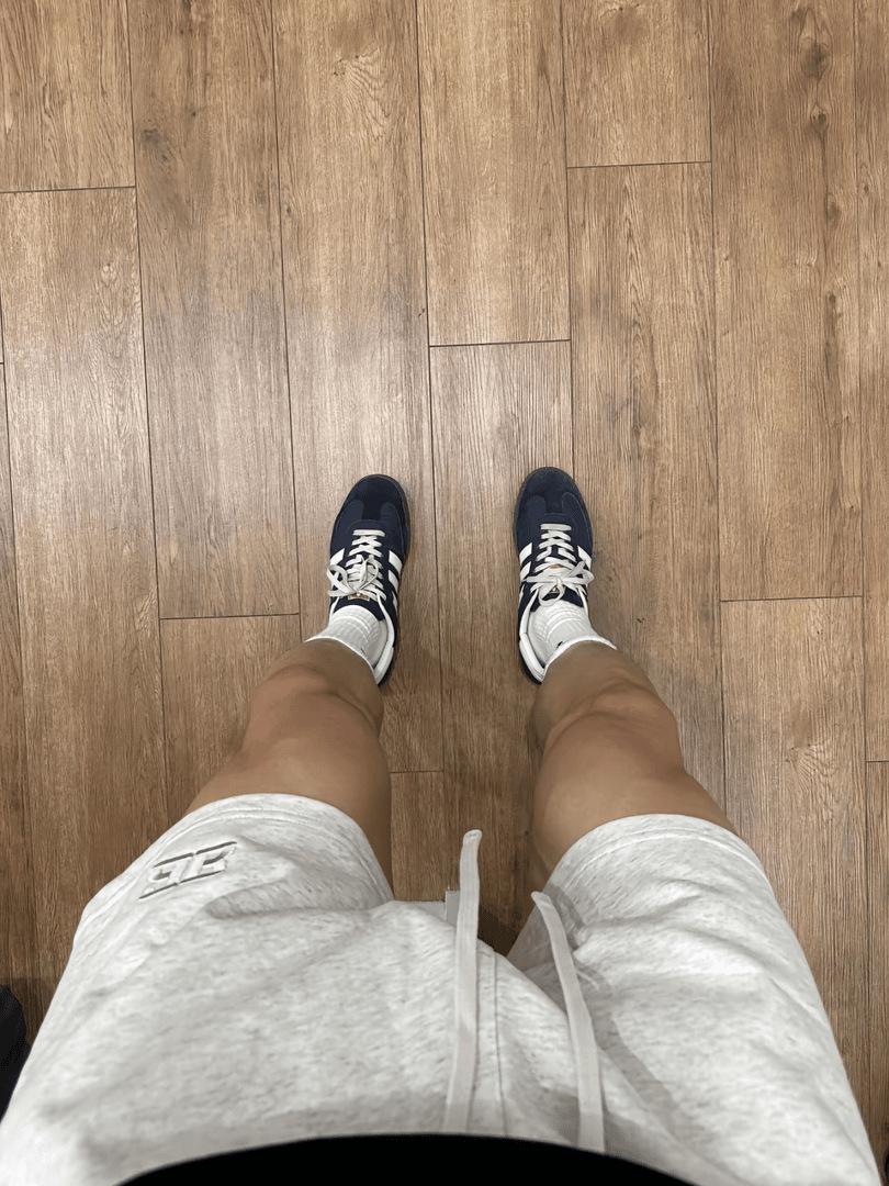 

Унисекс Вышитые Повседневные Летние Шорты - Спортивный Свободный Крой, Легкие, Пляжные, Брюки Три Четверти M серый/белый