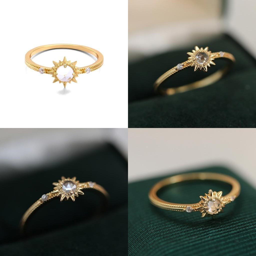 Copper Retro Chic Ring For Women Adjustable Size Unique Geometric Statement Fashion