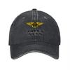 ARLEN NESS Washed Cotton Baseball Cap Gold Wing Logo Classic Fit Unisex for Motorcycle Streetwear