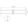 Window Security Grille with 2 Crossbars Adjustable 63 114 Cm