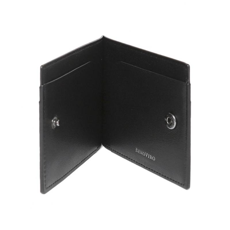 Benovero 2026 Ss Alex Soft Card Wallet Black Bmg1acp5201k1