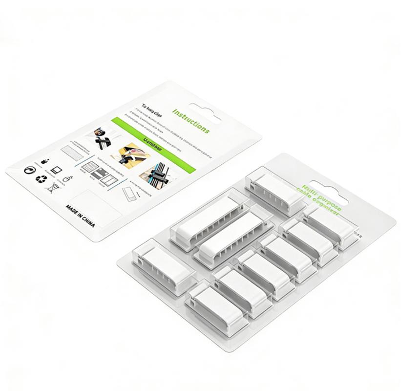 Self Adhesive Cable Management Clips-Cable Organizers Wire Clips Cord Holder For Office TV PC Ethernet Cable Under Desk Home