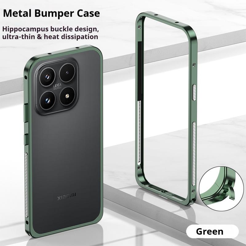 Fashion Aluminum Metal Frame Bumper Case For POCO F8 Ultra F8 Pro F7 X8 Pro Max X7 Pro Ultra Thin Light Weigt
