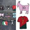 Classical Football Brooch Pin Alloy Creative Cartoon Safety Lapel Pin Jewelry Great For Outfits And Event