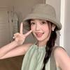 Summer Grid Fisherman Hat With Wide Brim And Breathable Canvas For Sun Protection